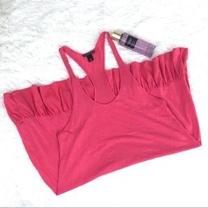 Victoria’s Secret Hot Pink Ruffle Dress Sz S